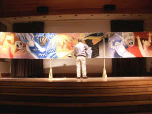 Don Decker Drawing with artist