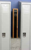 Jeff Patrick South Anchorage High School locker install Cabinet