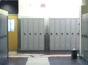 Jeff Patrick South Anchorage High School locker installation 'Segway'