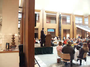 Donald R Ricker AirBuss w Mayor at Mayor's Arts Awards