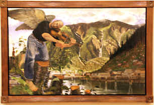 David Woodie  Untitled (Winged Fiddler)