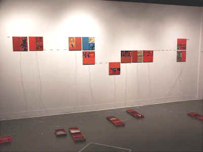 Enrique Badaro Seeing Red installation