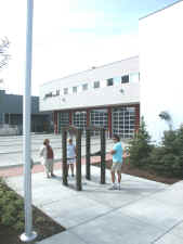 dault_jim_dobson_shala_THE SAVE 2002 bronze w_artists.& Jocelyn Young at 4th & A St Fire Station