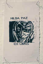 Hilda Paz Lavozan  ex libris