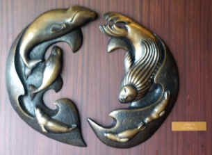 Jacques and Marie Regat  Sedna bronzes